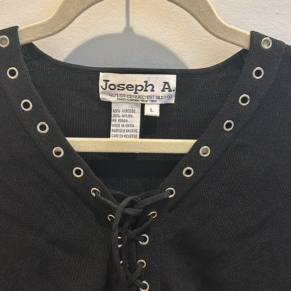 Joseph A. Black Top Size L - Picture 2 of 5